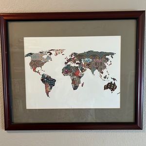 Louis Armstrong Told Us So Collage Floral Botanical Art Print